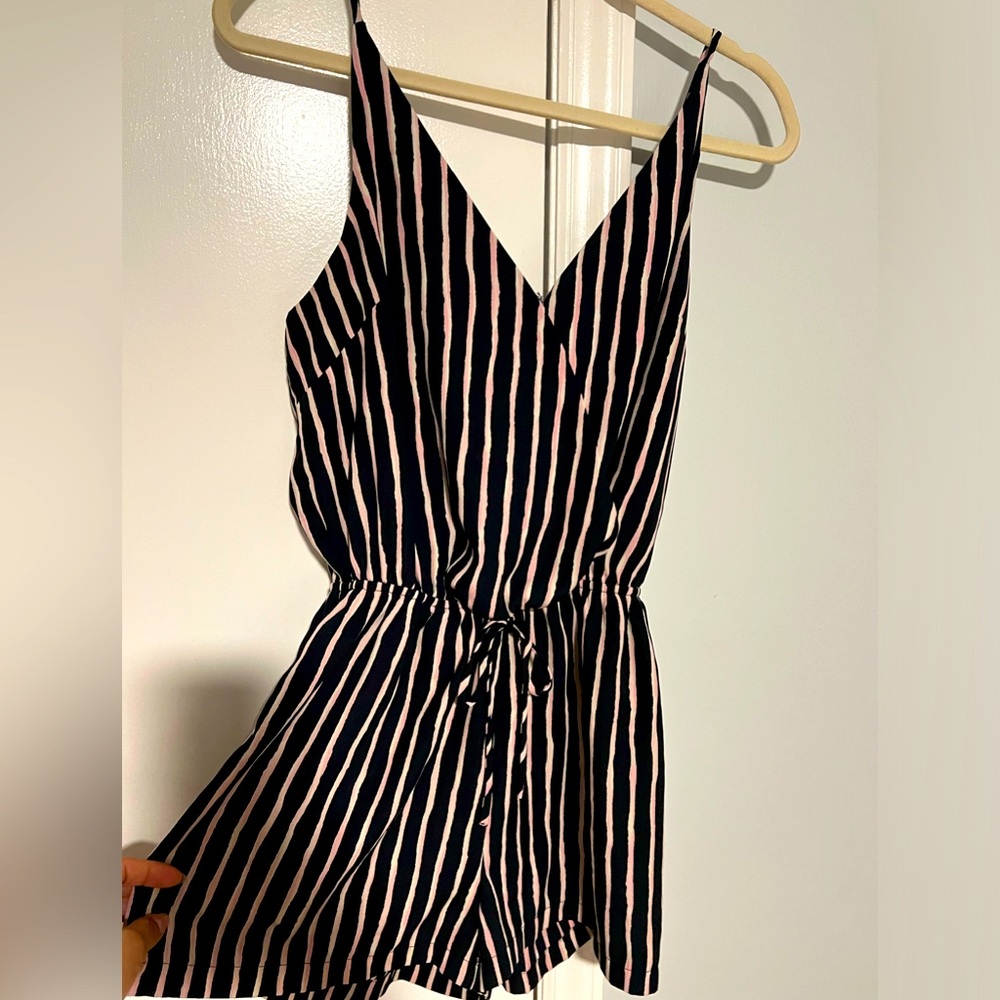 Forever 21 striped romper